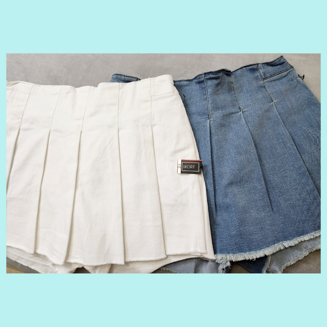 Tennis Skort - Blue - Bottom