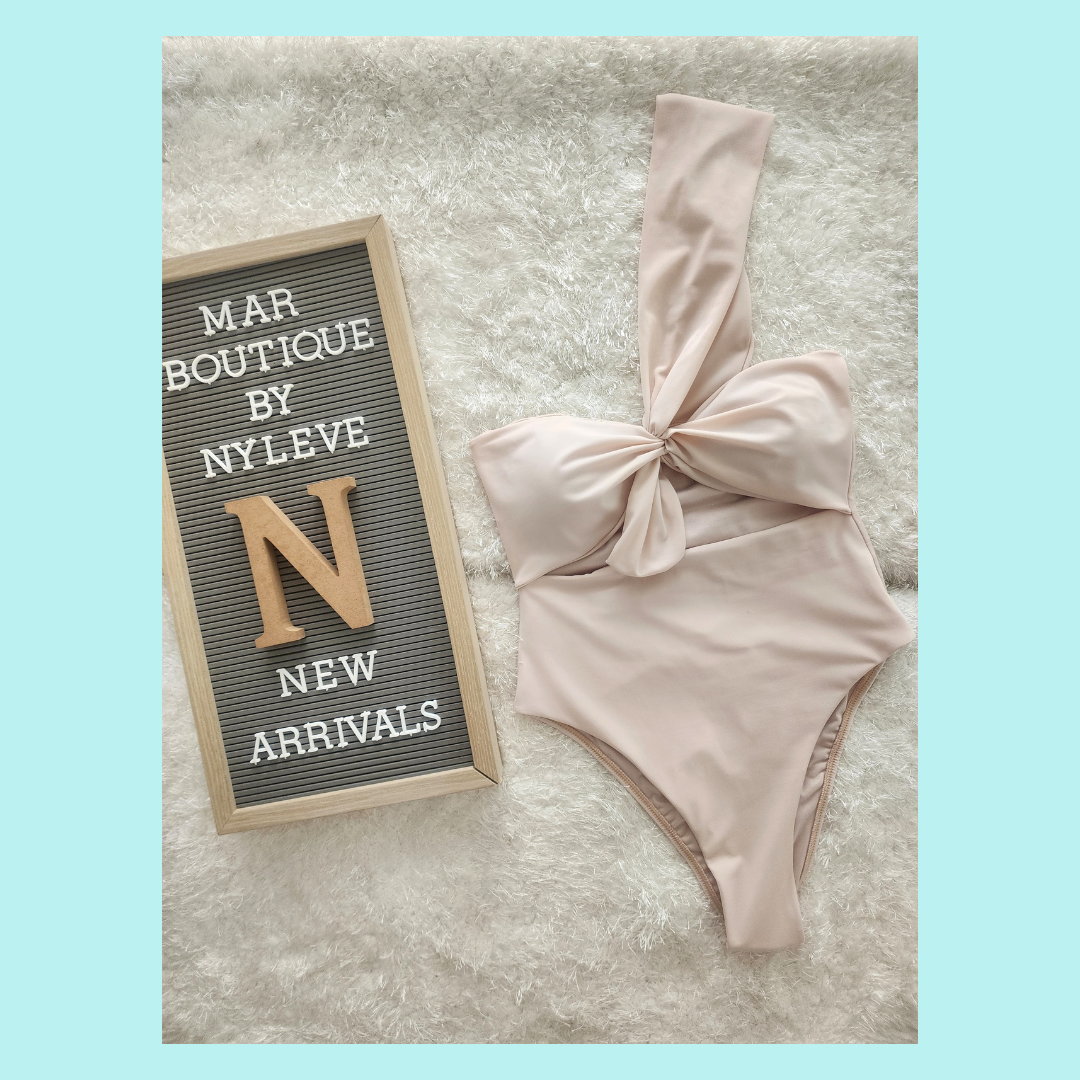 Champagne Love One Piece - Control Abdomen - Swimwear