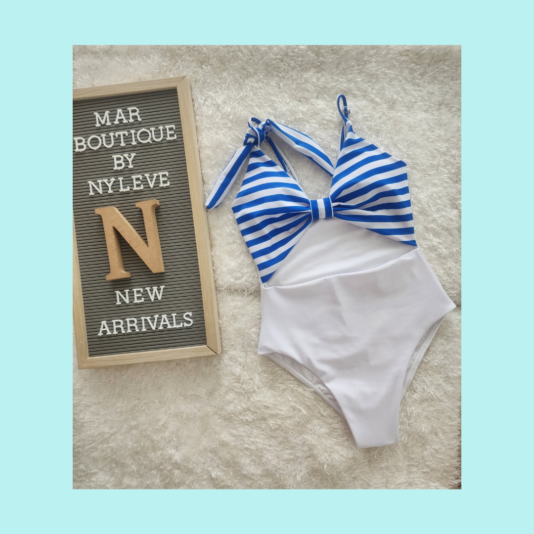 Santorini One Piece- Highwaist- Control Abdomen- Swimwear