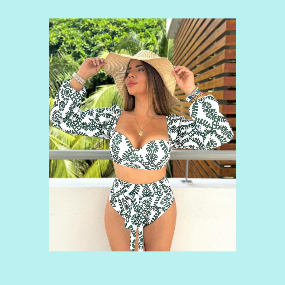 Amelia - Two Piece/ High Waist Swimwear