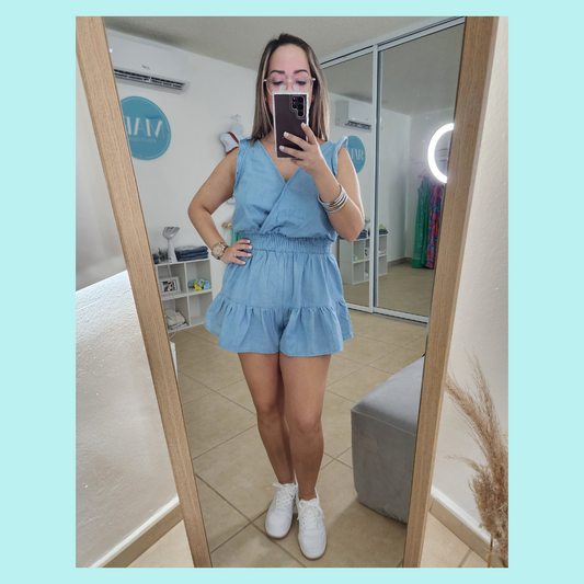 Blue Sky Romper/Jumpsuit