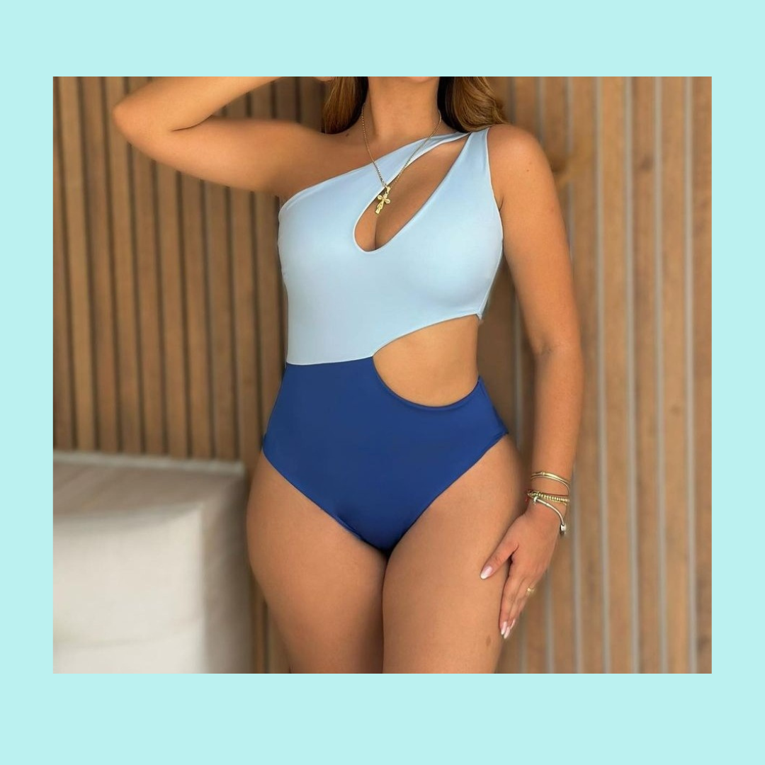 Santorini One Piece- Con control de Abdomen - Hecho en Colombia - High Waist – Swimwear