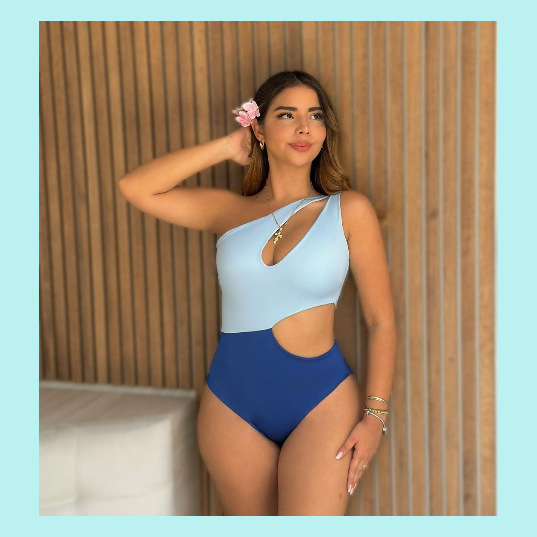 Santorini One Piece- Con control de Abdomen - Hecho en Colombia - High Waist – Swimwear